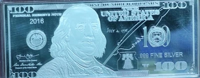 Uncirculated 2016 $100 1oz Silver Proof - Image 1 of 2