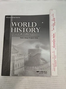Abeka 10th World History and Cultures Teacher Test/Map Project Key FREE SHIPPING - Picture 1 of 4