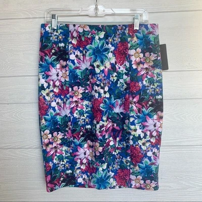 Falda lápiz de buceo floral Guess XL NUEVA CON ETIQUETAS Foto 1 de 4