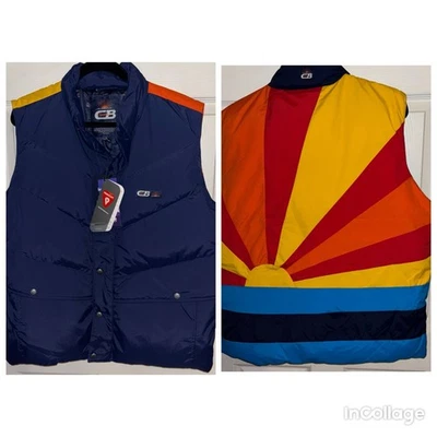 NWT $248 Mens Faherty x CB Sports Soleil Nylon Vest Nordic Navy Primaloft Golf - Image 1 of 4