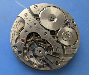 VINTAGE 16 SIZE 21 JEWEL KEYSTONE HOWARD SERIES 11 MODEL E POCKET WATCH PARTS - Picture 1 of 26