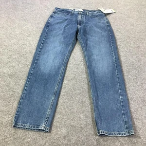 Jeans Levis 512 uomo 32 blu slim aderente denim lavaggio medio conico - Foto 1 di 10