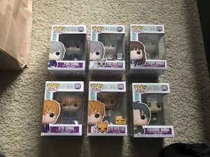 Lot Of 6 Funko Pop! Fruits Basket Tohru Honda Shigure Kyo Yuki Soma With Cat Rat - Picture 1 of 6
