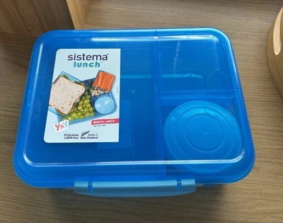 ALMUERZO Caja Sistema Bento | Lonchera con Yogur/Frutero | 1,65 L | Sin BPA Foto 1 de 4