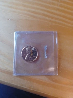 1959 penny no mint mark error on the Gold Plateing  - Image 1 of 4