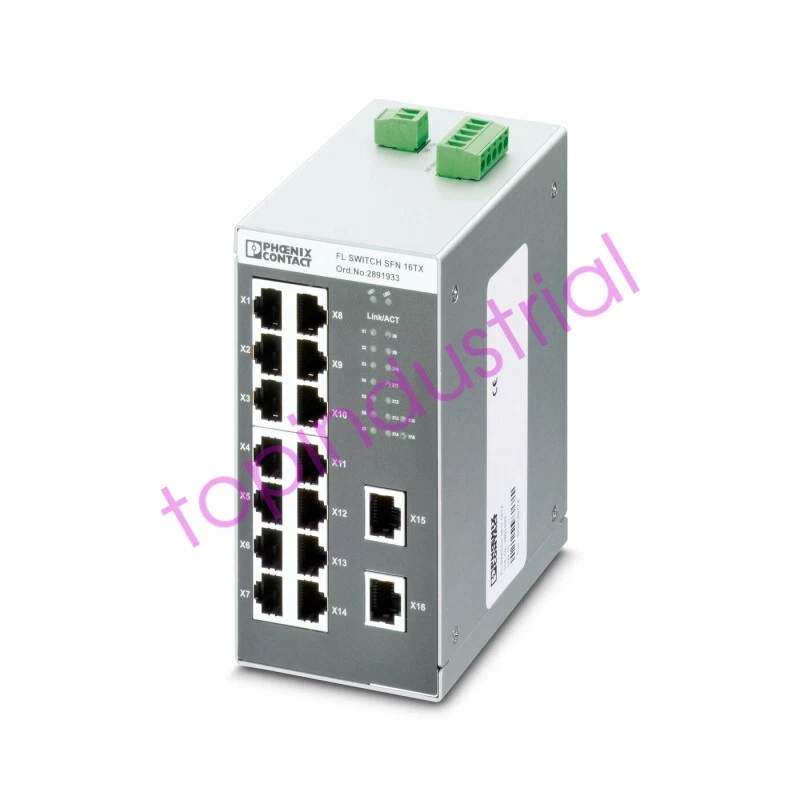 1pcs Phoenix Contact FL SWITCH SFN 16TX Industrial Ethernet Switch 2891933 - Image 1 of 1
