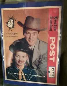 Vintage Sky King Local TV Guide Cover And Article - Picture 1 of 2