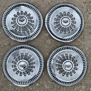 Old Ford 14” Hubcaps Fairlane Galaxie Set of 4 Wheel Covers - Picture 1 of 11