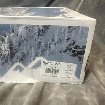 Roxy Mujer Hail Ya Moda Pato Bota Nieve Lluvia Bota Talla 8 Foto 1 de 4