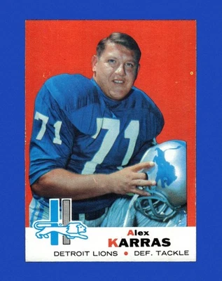 1969 Topps Set-Break #123 Alex Karras EX-EXMINT *GMCARDS* - Image 1 of 2