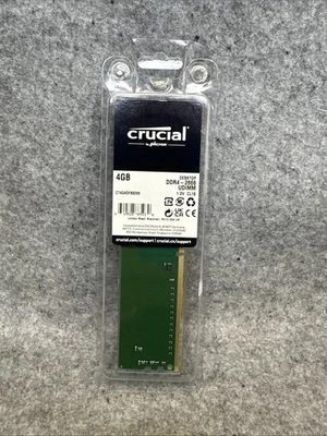 4GB Crucial DDR4 (UDIMM) 2666 MHz  SDRAM Memory (CT4G4DFS8266) - Image 1 of 3