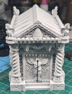3D gedruckte kleine Gruft - weiß - D&D, Warhammer und andere Tabletop Wargames - Bild 1 von 5