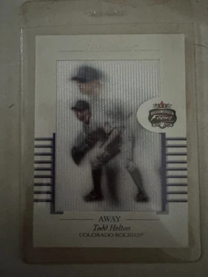 2002 FLEER FOCUS MATERIALISTIC TODD HELTON #6 NR - Image 1 of 2
