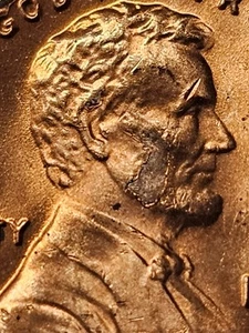 1981 Lincoln Cent Detached Lamination Error Cheekbone Ear - Picture 1 of 7