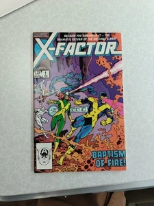 X-Factor #1  (1986, Marvel) 1st App Of Russel Collins, Firefist - Picture 1 of 7