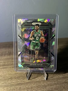 2024 Prizm Jayson Tatum Cracked Ice Parallel - Picture 1 of 2