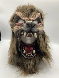 Máscara de Halloween Hombre Lobo de Colección Zagone Studios 2007 con Mandíbula Inferior Móvil, HECHA EN EE. UU. - Imagen 1 de 11