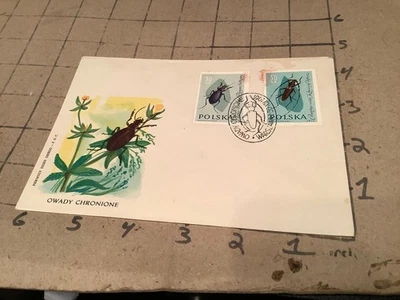 Polish 1st Day Issue: 1961 INSECTS 2 - Image 1 of 2