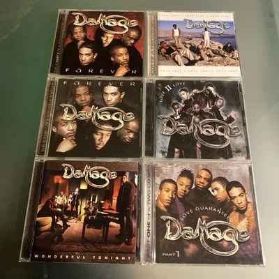DAMAGE 6 UK Import CD LOT - Forever Love Guarantee Love II Love & Love Lady - Image 1 of 4