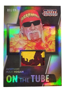 2015 Panini Americana Hulk Hogan Prime MM-HH 08/49 On the Tube Refractor Patch - Bild 1 von 2
