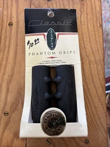 Empuñaduras de bicicleta negras Phantom Panther aprobadas por Schwinn lágrima - Imagen 1 de 3