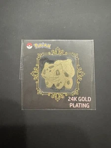 Bulbasaur 24k Gold Plated Sticker - Picture 1 of 2