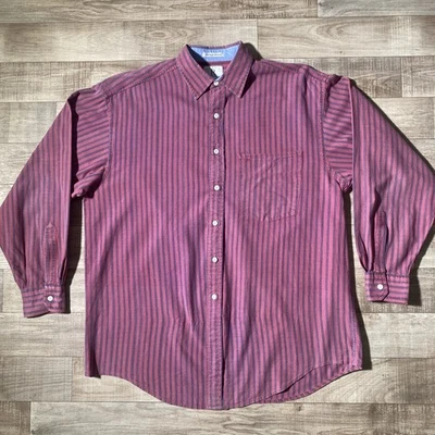 Vintage Arrow River Brand Striped Button-Up Shirt Size Large Rustic Boho - Image 1 of 4