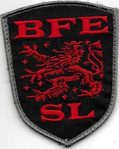 BFE Saarland Polizei -ROT- mit KLETT SEK SWAT Patch Abzeichen Beweis Festnahme - Bild 1 von 2