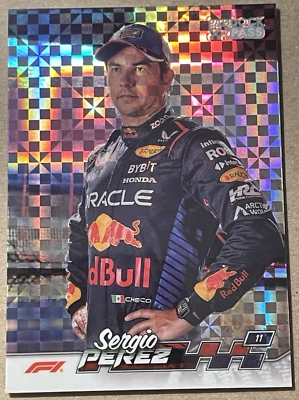 2024 Topps Sergio Perez XFractor #52 - Paddock Pass Formula 1 Red Bull Racing - Image 1 of 4