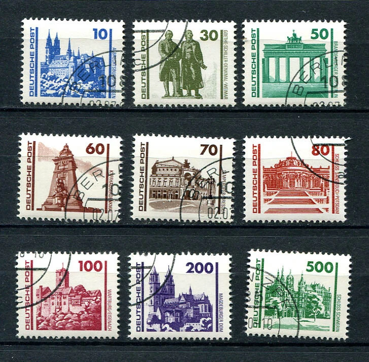 Germany - DDR : Buildings set from 1990 - CTO - Image 1 of 1