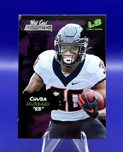 2021 Wild Card Alumination CHUBA HUBBARD Light Show Rookie #LS-31 OSU / Panthers - Bild 1 von 2