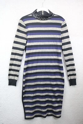 Eliza J. Long Sleeve Sparkly Midi Dress-Size Medium-Party-Sequins - Изображение 1 из 4