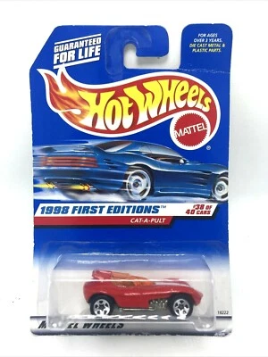 Hot Wheels 1998 First Editions #38 of 40 Cat-A-Pult Cheetah Race Car #681 - Image 1 of 4