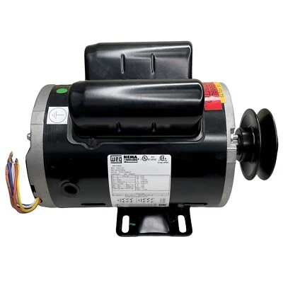 WEG .75 HP Electric Motor 115/230 V 1750 RPM - 7518OT1B56-S