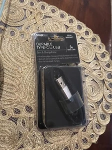 Durable  C-USB POWER Xcel 3ft Cable - Picture 1 of 3