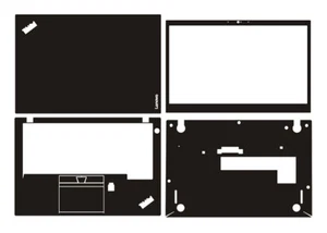 Carbon fiber Laptop Sticker Skin Protector Cover for Lenovo THINKPAD T460S T470S - Picture 1 of 34