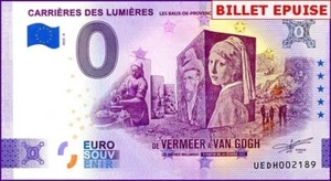 UEDH / CARRIERES DE LUMIERES / BILLET 0 € / NULL EURO-SCHEIN / 0 € 2023-8 - Picture 1 of 1