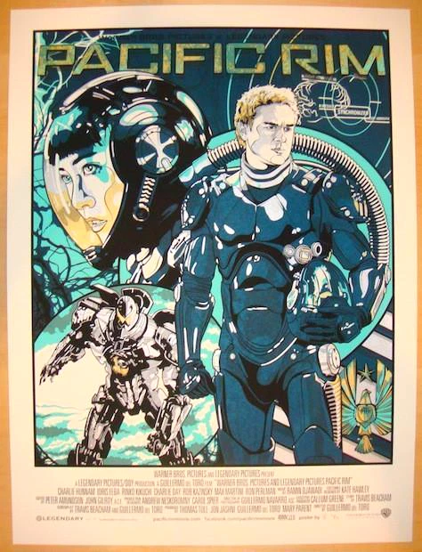 Pacific Felge Limitierte Poster Ausverkauft/2013/Neu Fleisch/Unterzeichnet - Bild 1 von 1