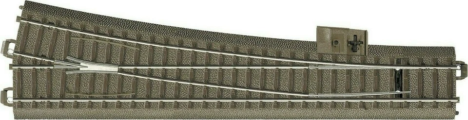 Trix 62712 H0 C Track Right Wide Radius Turnout - Image 1 of 1