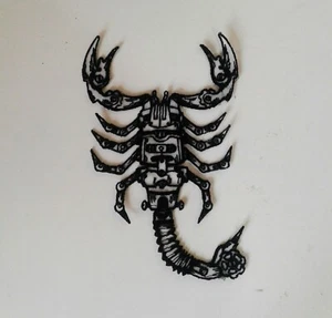 Steampunk Scorpion Handmade Sew-On Embroidered Patch from Ukraine - Picture 1 of 7