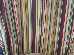 Pottery Barn Serape Stripe King Duvet cover 1 sham  pillowcase - Picture 1 of 8