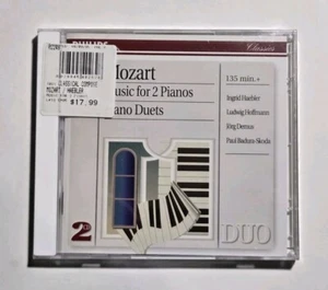 Mozart: Music for 2 Pianos / Piano Duets CD (2-Disc Set, 1996) -- NEW! SEALED!! - Picture 1 of 4