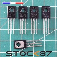 1641# lot de 5 transistors BD135 TO-126