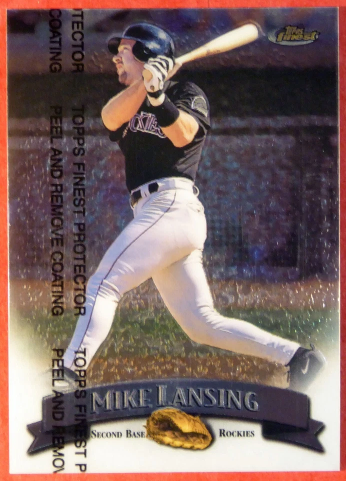 1998 Topps Finest Mike Lansing #153 (Rockies) NM+ - Image 1 of 1