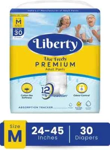 Liberty Adult Diaper Pants , Medium (3 * 10 pcs) Adult Diapers - M (30 Pieces) - Picture 1 of 1