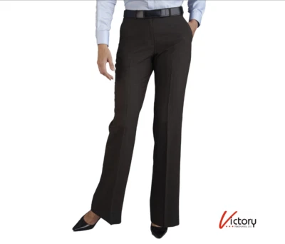 NWOT Doc & Amelia By Cintas Women's Caton Work Pants | Size 6 | 113870-67 Brown  - Image 1 of 4