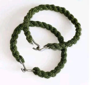 7x Pairs Army Military Trouser Twists Hiking Cadet Soldier Twisties Ties Black - Picture 1 of 1
