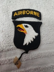 101st Airborne Division Patch And Tab 2 piece WAREHOUSE FIND!! - Picture 1 of 2