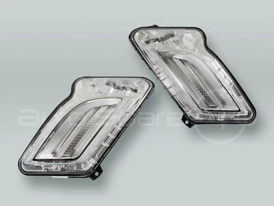 PAR de luces diurnas LED delanteras de estacionamiento Valeo para Volvo S60 2011-2013 Foto 1 de 2
