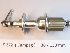Buje libre trasero Novatec F 272 36/130 mm (Campag. 9/10/11 Sp.) Bicicleta NOS - Imagen 1 de 7